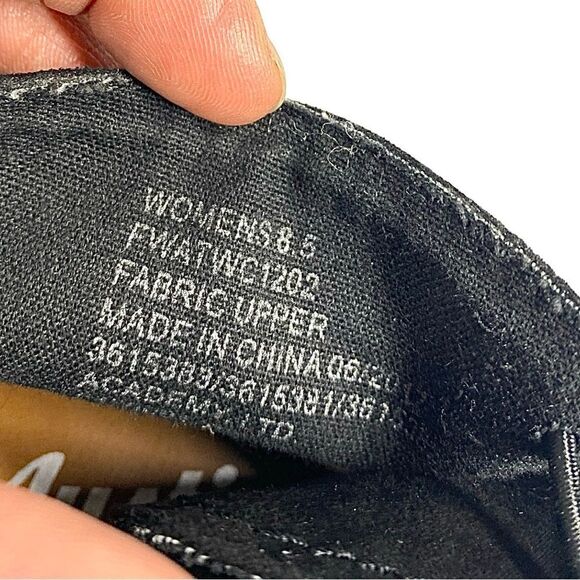 Austin Trading Company Womens Black Textile Suede Ankle Booties Size 8.5 Medium - Picture 7 of 8